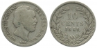 Niederlande 10 Cents 1881 - William III.